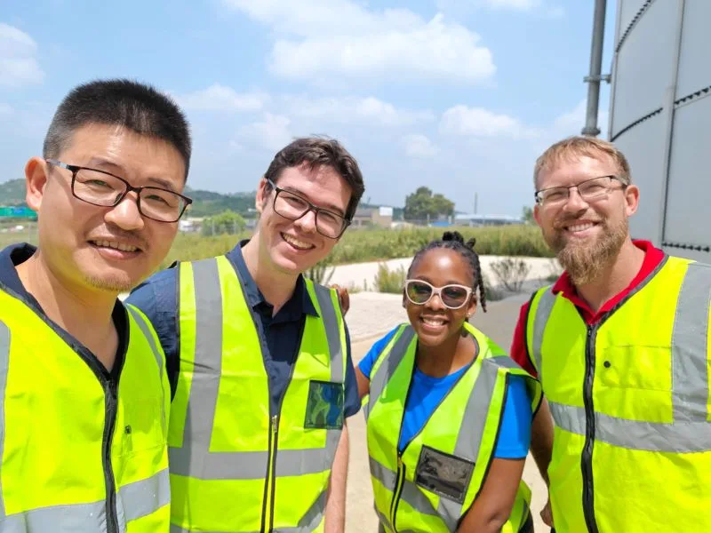 addanode and Talbot team on site at Coca-Cola Beverages South Africa